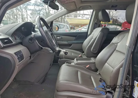 2014 Honda Odyssey Touring from USA, damaged, VIN 5FNRL5H93EB006785